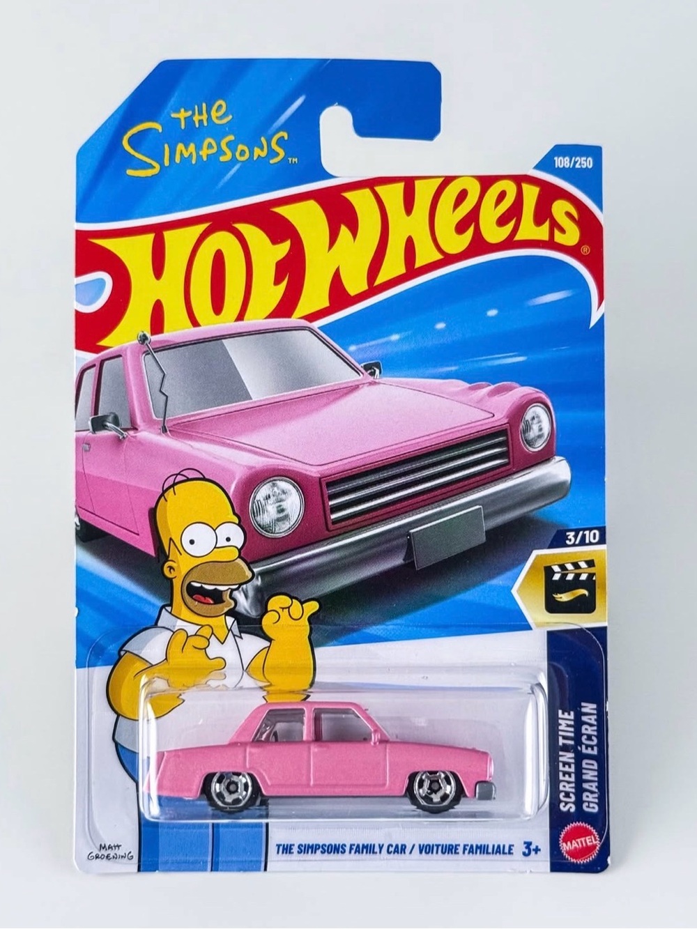 The Simpsons Pink Family Car - Hotwheels 2026